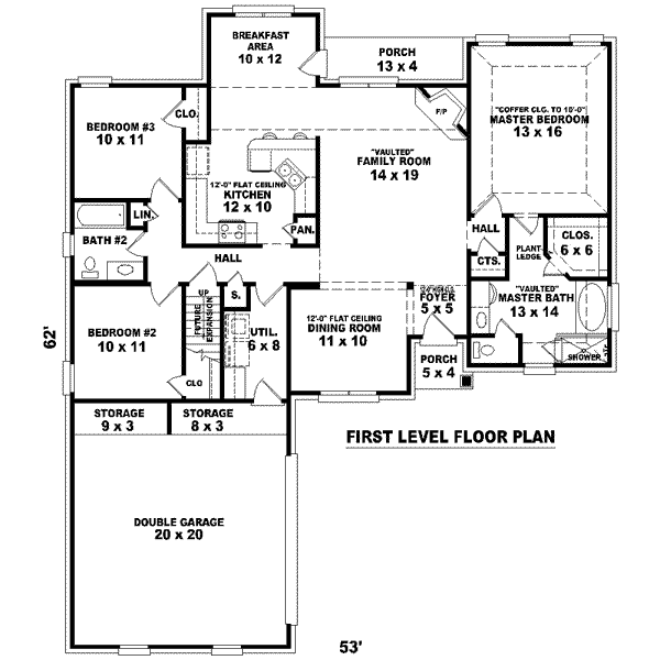 main floor house blueprint