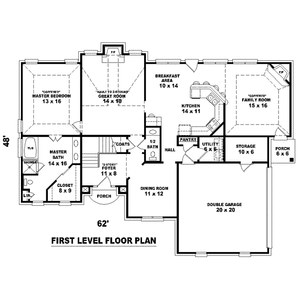 main floor house blueprint