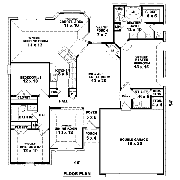 main floor house blueprint