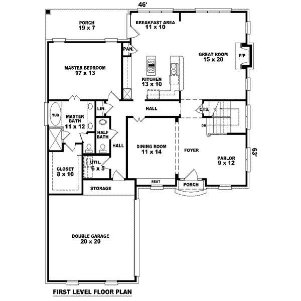 main floor house blueprint