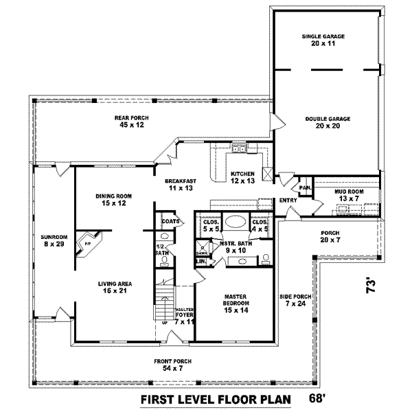 main floor house blueprint