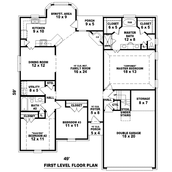 main floor house blueprint