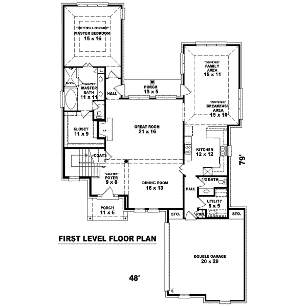 main floor house blueprint