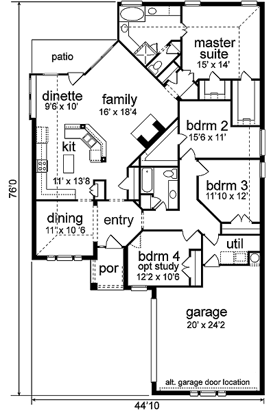 main floor house blueprint