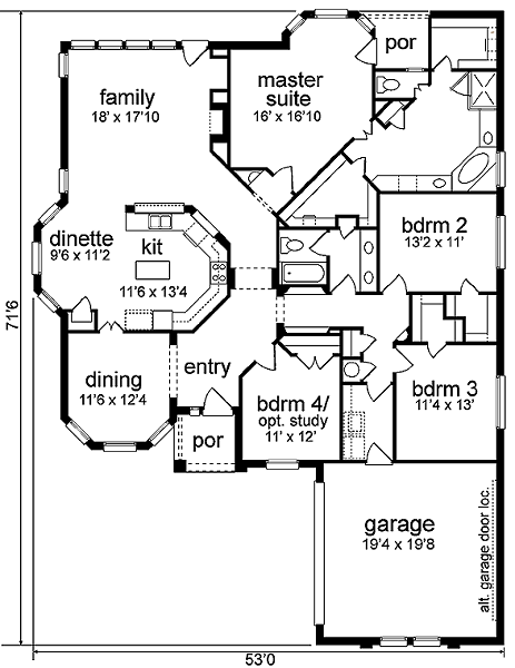 main floor house blueprint