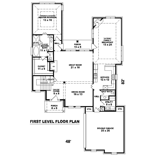 main floor house blueprint