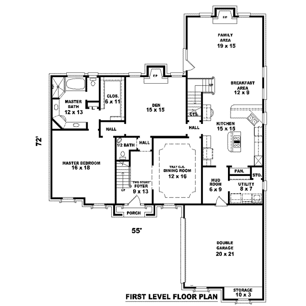 main floor house blueprint