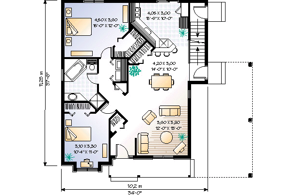 main floor house blueprint