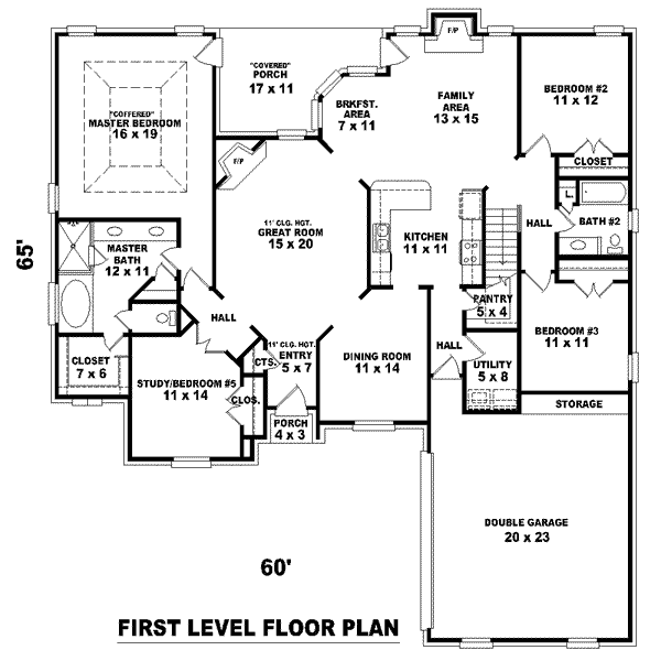 main floor house blueprint