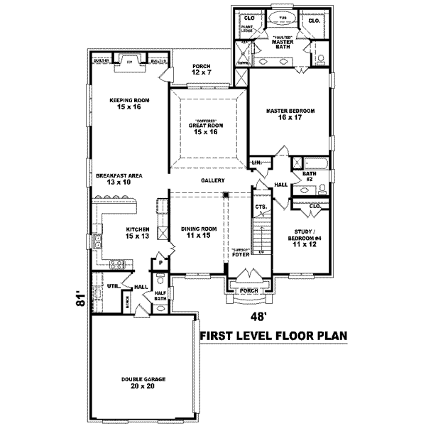 main floor house blueprint