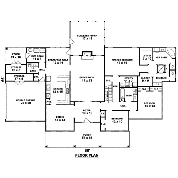 main floor house blueprint