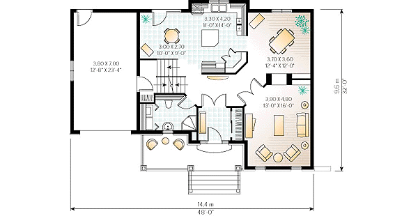 main floor house blueprint