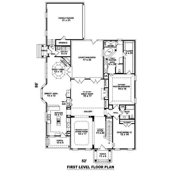 main floor house blueprint