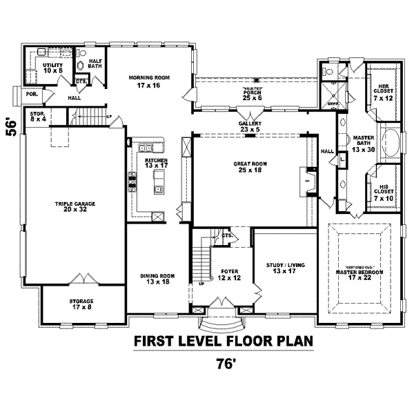 main floor house blueprint
