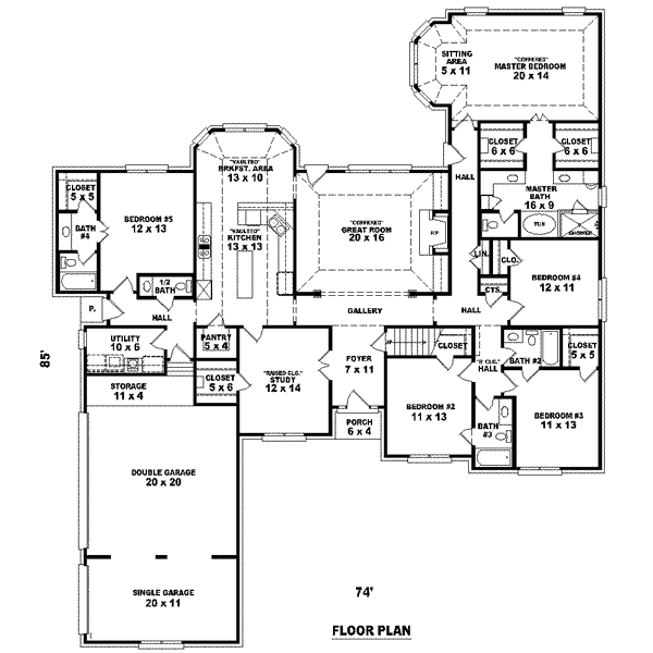 main floor house blueprint