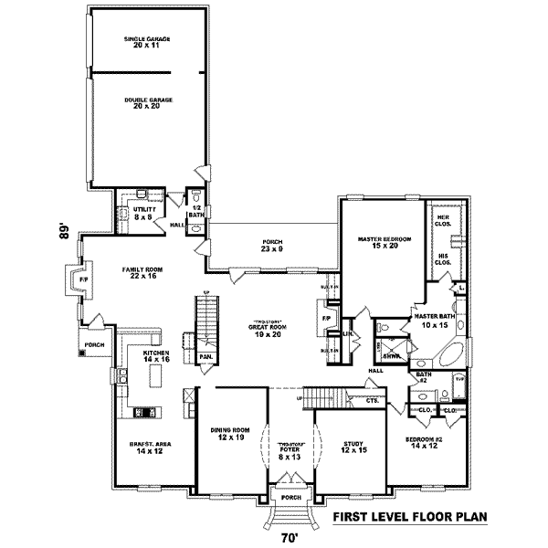 main floor house blueprint