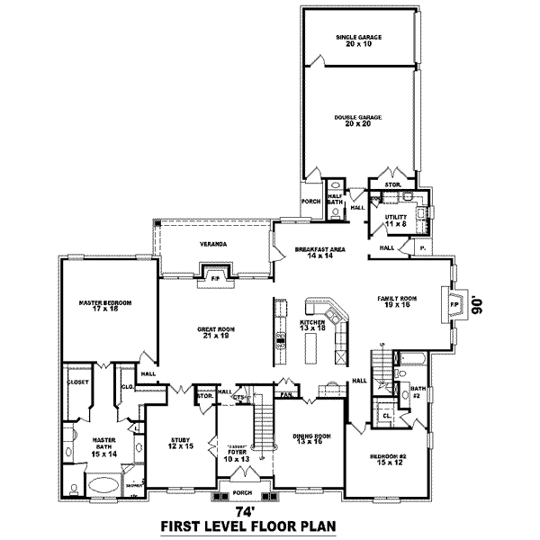 main floor house blueprint