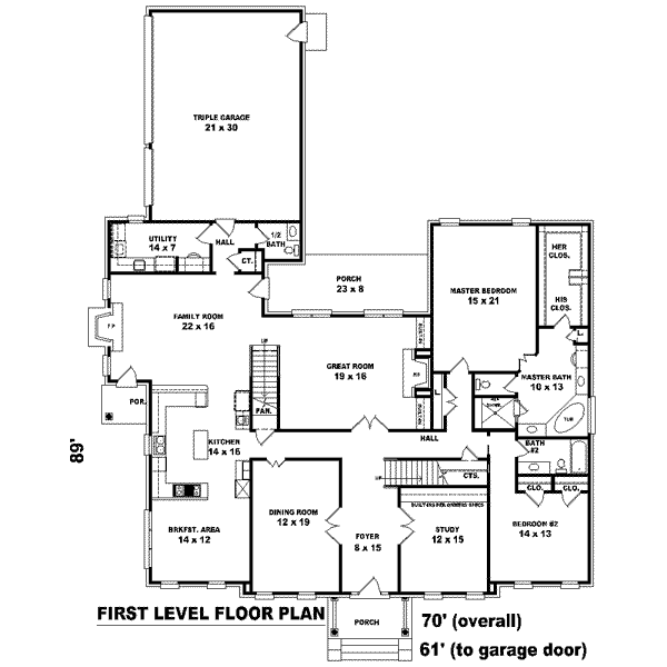 main floor house blueprint