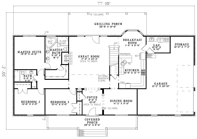 main floor house blueprint