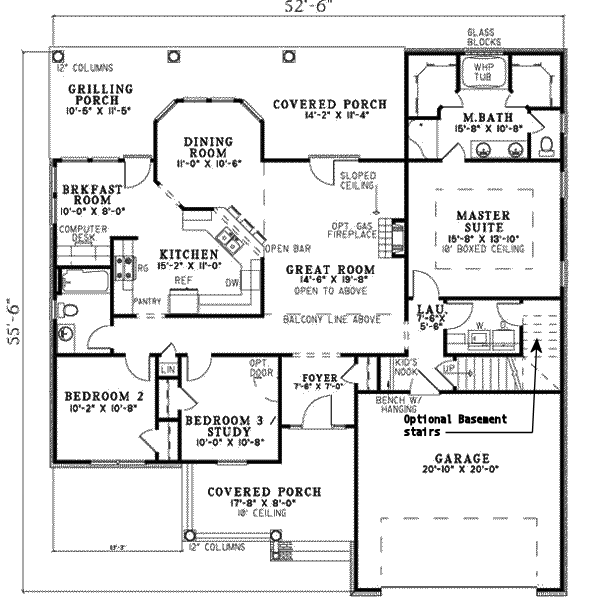 main floor house blueprint