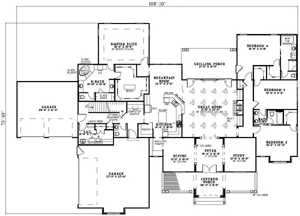 main floor house blueprint