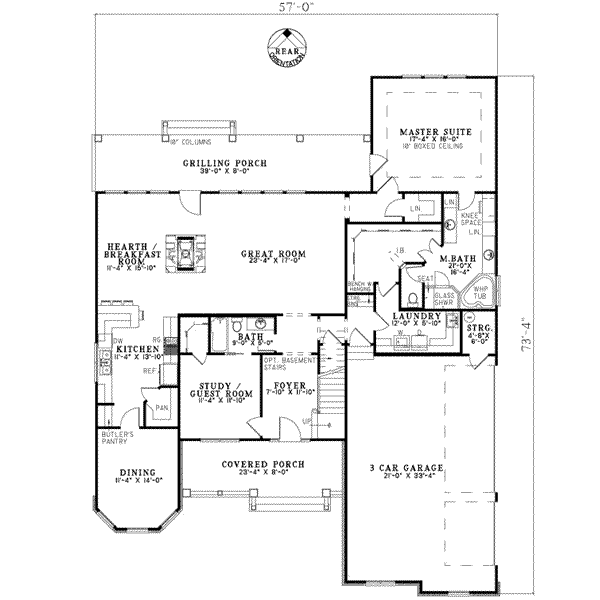 main floor house blueprint