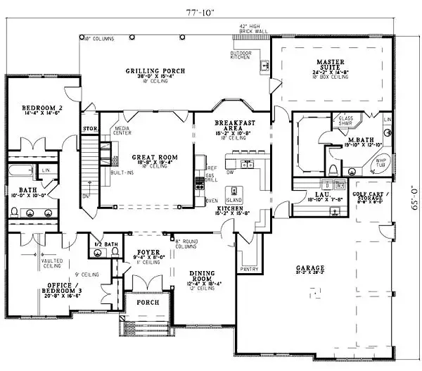 main floor house blueprint