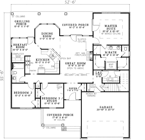 main floor house blueprint