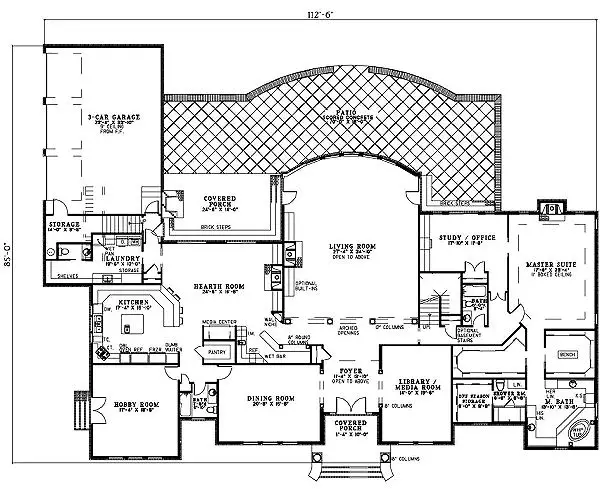 main floor house blueprint