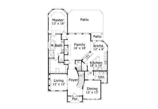 main floor house blueprint