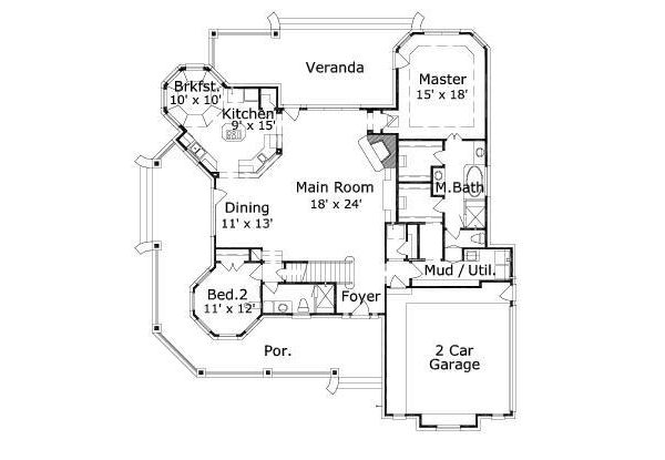 main floor house blueprint