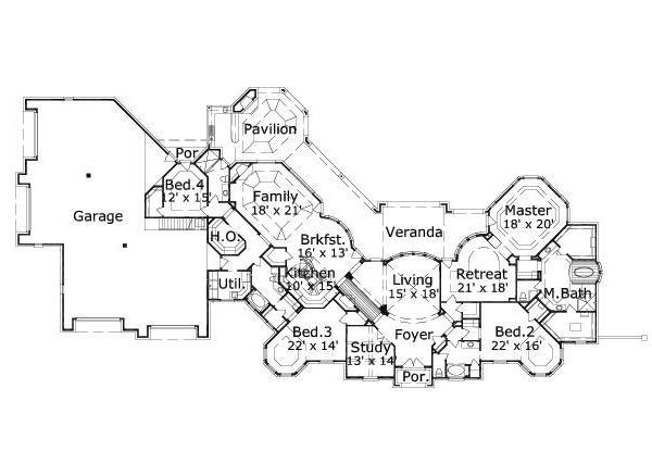 main floor house blueprint