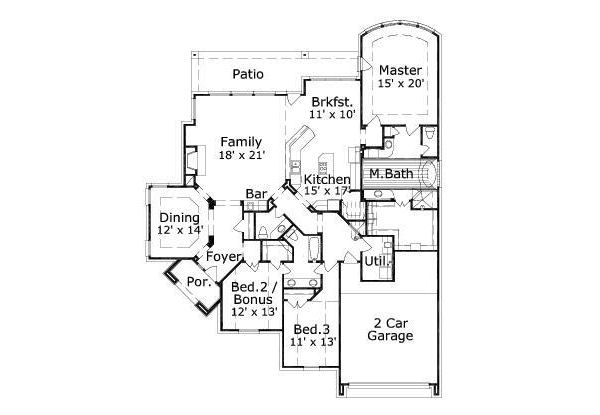 main floor house blueprint