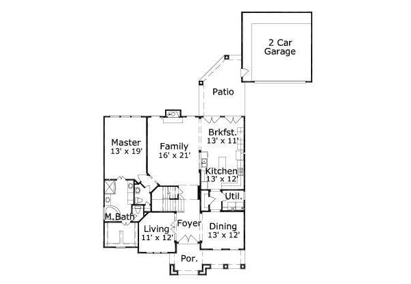 main floor house blueprint