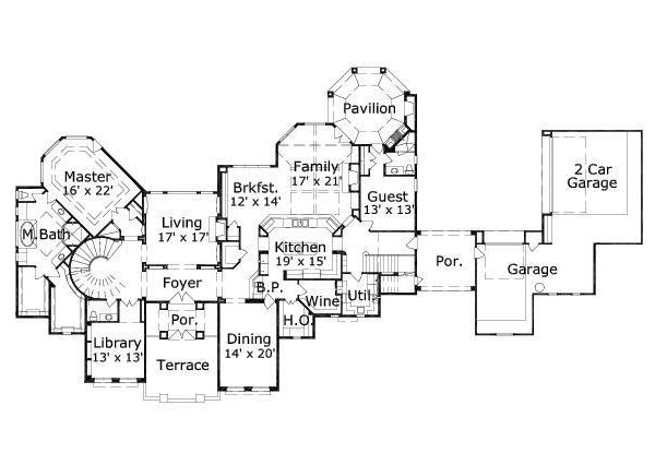 main floor house blueprint