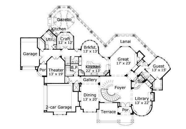 main floor house blueprint