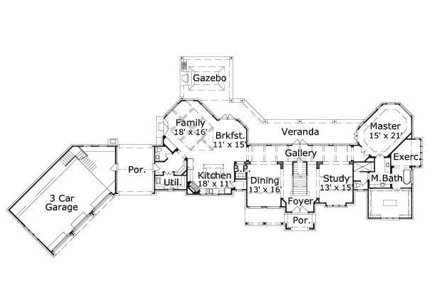 main floor house blueprint
