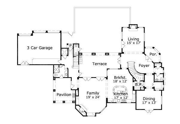 main floor house blueprint