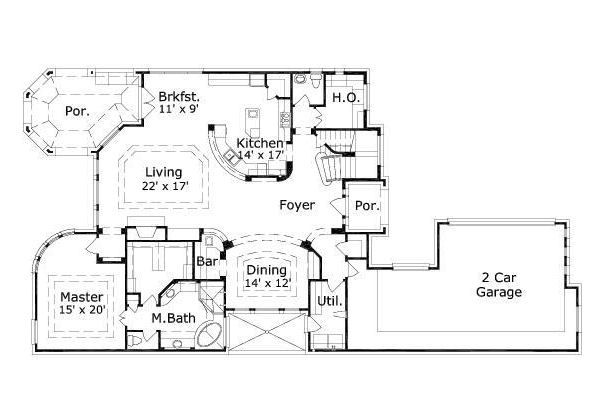 main floor house blueprint