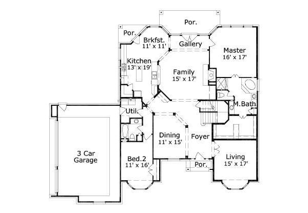 main floor house blueprint