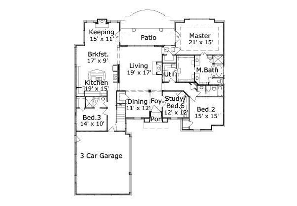 main floor house blueprint