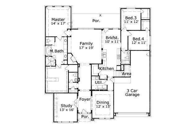 main floor house blueprint