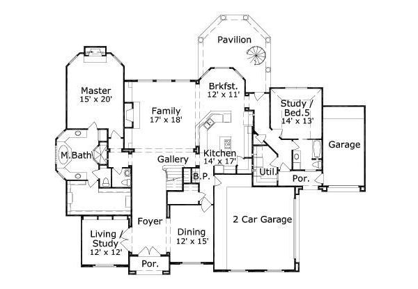 main floor house blueprint