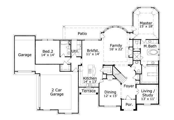 main floor house blueprint