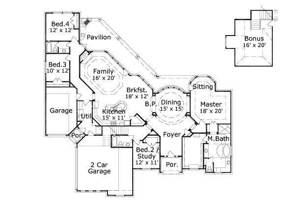 main floor house blueprint