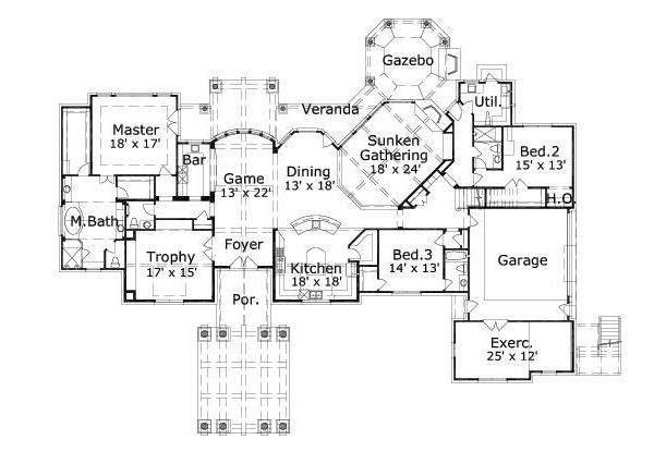 main floor house blueprint
