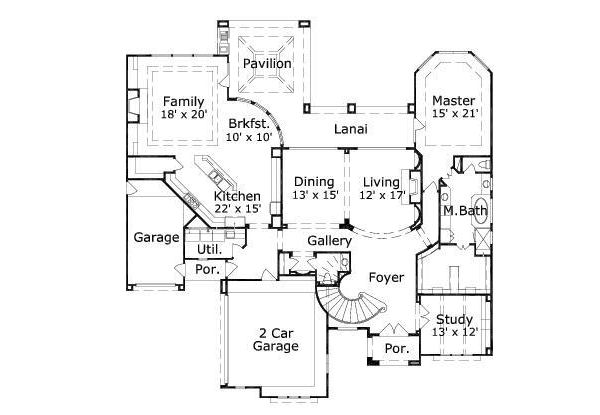 main floor house blueprint