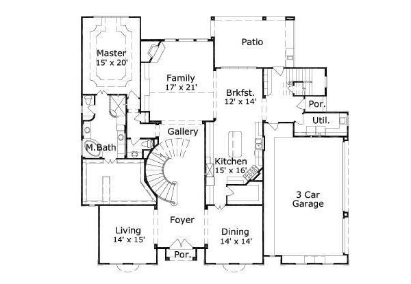 main floor house blueprint