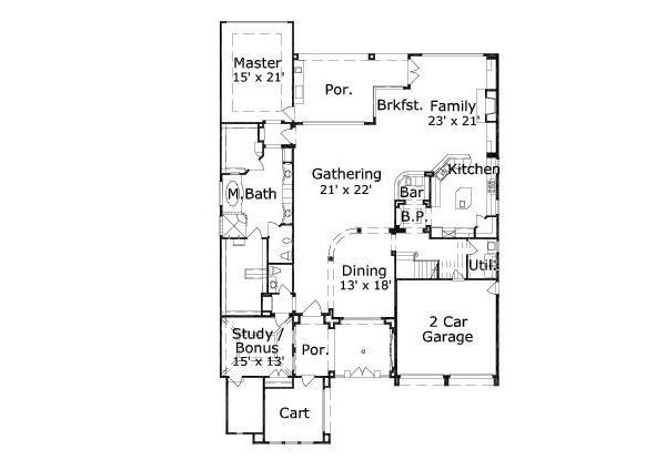 main floor house blueprint