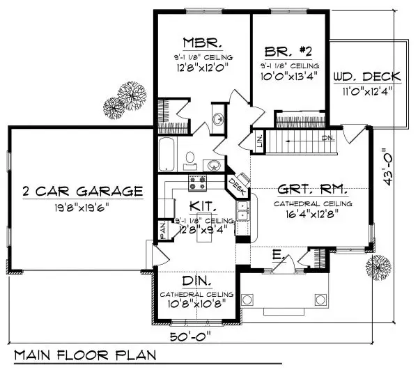 main floor house blueprint